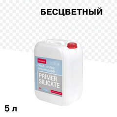 Грунт Bayramix Primer Silicate глубокого проникновения 5 л концентрат 1:1 - фото 1