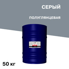 Изображение товара Эмаль ПФ-115 алкидная Стройкомплект серая полуглянцевая 50 кг