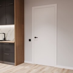 Дверь межкомнатная Ньюта 700х2000 мм эмаль белая глухая - фото 2