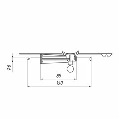 Крепление фасадное Нилед SFW 50 для деревянных опор - фото 2