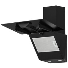 Кухонная вытяжка наклонная Krona Polly 600 Black PB V2 59,5 см черная - фото 11