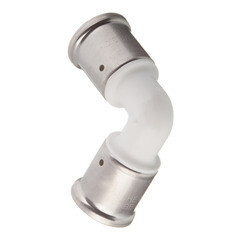 Угол Henco (1PKW-2626) 26(пресс) х 26(пресс) PVDF белый - фото 5