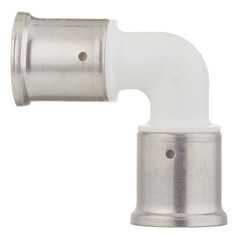 Угол Henco (1PKW-2626) 26(пресс) х 26(пресс) PVDF белый - фото 3