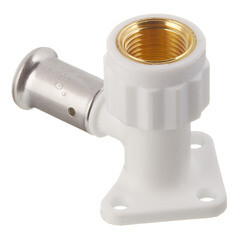 Водорозетка Henco (2PKW-1604) 16(пресс) х 1/2 ВР(г) PVDF белая - фото 4