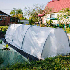 Парник Агротекс Агрогекса 4 м 5 полудуг с укрывным материалом - фото 2