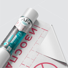 Ветро-влагозащита негорючая для стен/фасадов Изоспан AF+ 200 г/м2 70 кв.м - фото 3