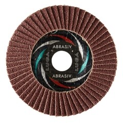 Круг лепестковый торцевой по металлу/древесине Луга Professional 125х22,2 мм P40 конический - фото 2