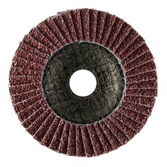 Круг лепестковый торцевой по металлу/древесине Луга Professional 125х22,2 мм P24 конический - фото 2