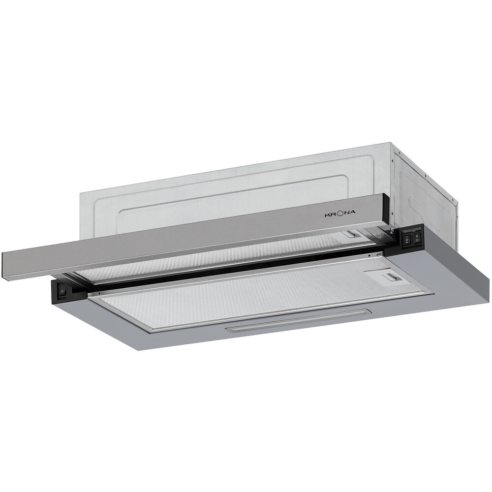 

Кухонная вытяжка телескопическая Krona Kerry E 600 Inox PB V2 60 см нержавеющая сталь