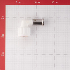 Угол Henco (6PKW-1604) 16(пресс) х 1/2 ВР(г) PVDF белый - фото 2