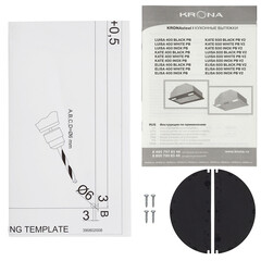 Кухонная вытяжка встраиваемая Krona Kate 600 Inox PB V2 52,5 см нержавеющая сталь - фото 4