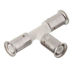 Изображение товара Тройник Henco (9PKW-161616) 16(пресс) х 16(пресс) х 16(пресс) PVDF белый