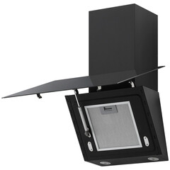 Кухонная вытяжка наклонная Krona Belinda 600 Black SGC Max 59,6 см черная - фото 16