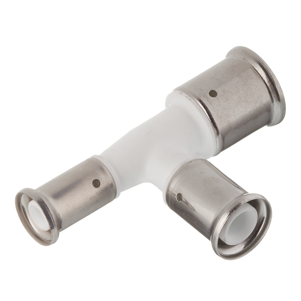 Изображение товара Тройник Henco 11PKW-262016 из PVDF для металлопластиковых труб 16 мм