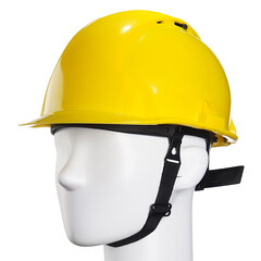 Каска защитная Исток Про 1Т желтая с реечным механизмом (20024) - фото 1