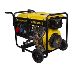 Генератор дизельный Champion DG6501E-3 6,5 кВт с электростартером - фото 3