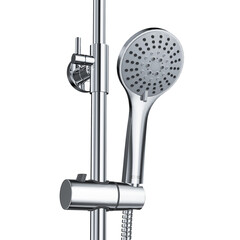 Душевая система Esko Lagos с верхним душем с лейкой с изливом хром (ST205LG) - фото 4