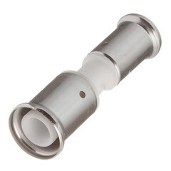 Муфта Henco (16PKW-2016) 20(пресс) х 16(пресс) PVDF белая - фото 1