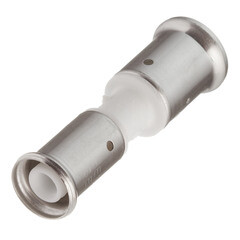 Муфта Henco (16PKW-2016) 20(пресс) х 16(пресс) PVDF белая - фото 2