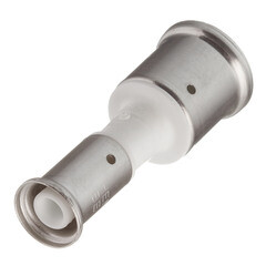 Муфта Henco (16PKW-2616) 26(пресс) х 16(пресс) PVDF белая - фото 4