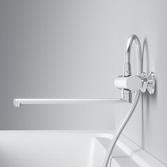 Смеситель для ванны AM.PM X-Joy хром термостатический с длинным изливом без лейки (F85A50900) - фото 8