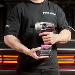 Гайковерт ударный аккумуляторный КМ АТОМ 18 В без АКБ и ЗУ (CIW-183BL) - фото 9