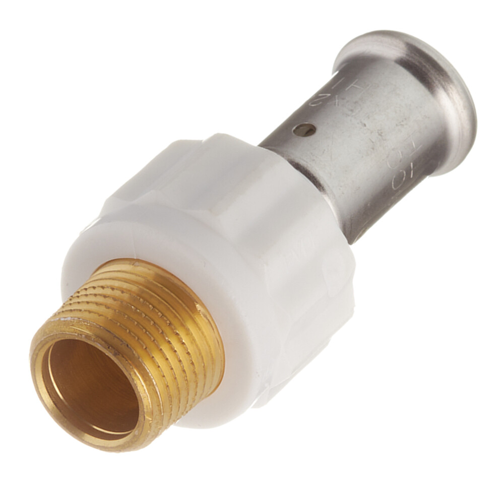 Изображение товара Муфта Henco 17PKW-1604 PVDF для металлопластиковых труб 1/2 x 16 мм