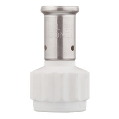 Муфта Henco (18PKW-1604) 16(пресс) х 1/2 ВР(г) PVDF белая - фото 3