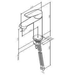 Смеситель для раковины AM.PM. Func однорычажный хром (F8F02100) - фото 3