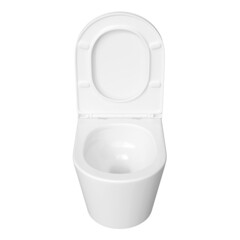 Унитаз подвесной Corsa Deco NX Tornado безободковый с сиденьем дюропласт микролифт смыв торнадо (WHNX520ST) - фото 2