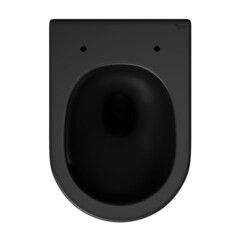 Унитаз подвесной Corsa Deco NX Tornado безободковый черный с сиденьем дюропласт микролифт смыв торнадо (WHNX520STB) - фото 5