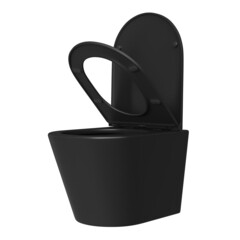 Унитаз подвесной Corsa Deco NX Tornado безободковый черный с сиденьем дюропласт микролифт смыв торнадо (WHNX520STB) - фото 3