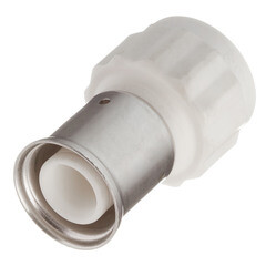 Муфта Henco (18PKW-2605) 26(пресс) х 3/4 ВР(г) PVDF белая - фото 4