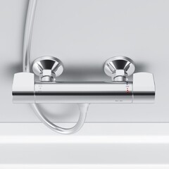 Смеситель для душа без излива AM.PM X-Joy хром без лейки термостатический (F85A40000) - фото 10