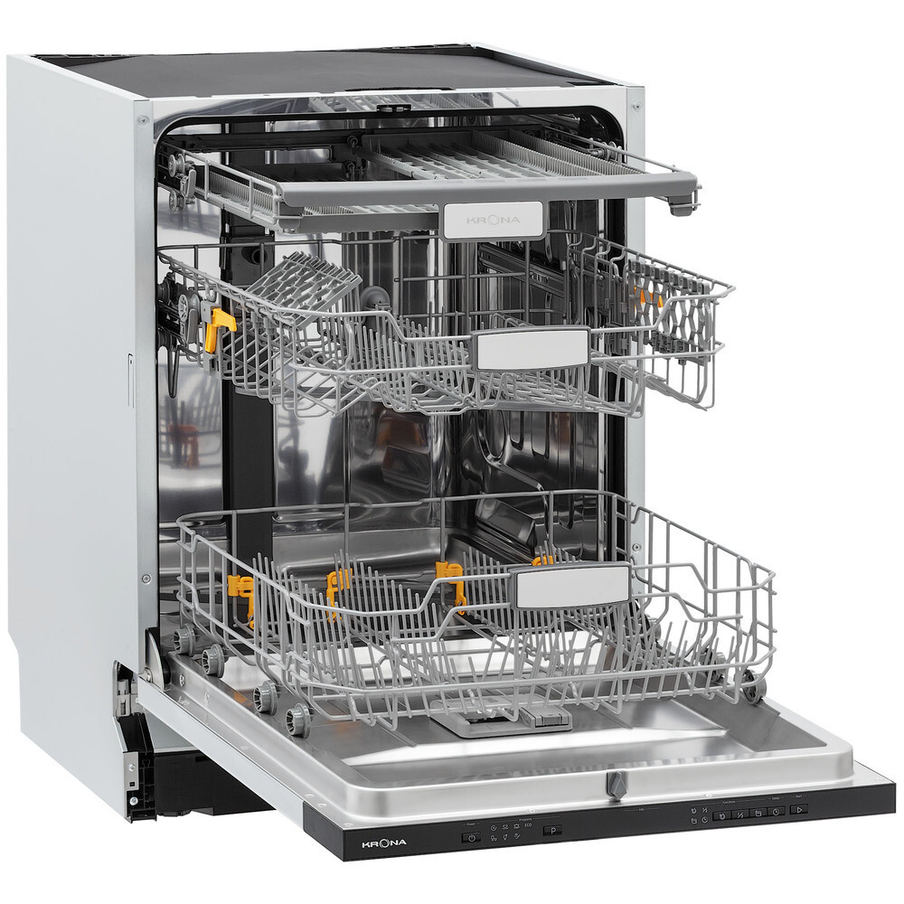 Изображение товара Посудомоечная машина встраиваемая Krona Kaskata 60 BI V2 60 см нержавеющая сталь