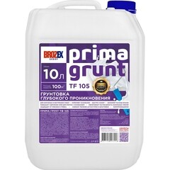 Грунт Brozex Прима Грунт TF105 глубокого проникновения 10 л