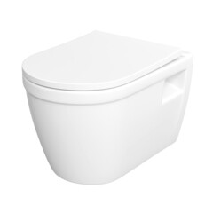 Унитаз подвесной Corsa Deco DX Rimless безободковый с сиденьем дюропласт микролифт (WHDX530RS) - фото 1