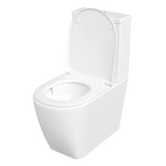 Унитаз-компакт Corsa Deco CX Tornado безободковый с универсальным выпуском с сиденьем дюропласт микролифт белый (TPCX630ST) - фото 5