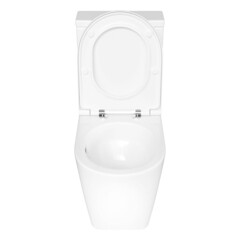 Унитаз-компакт Corsa Deco CX Tornado безободковый с универсальным выпуском с сиденьем дюропласт микролифт белый (TPCX630ST) - фото 3
