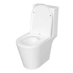 Унитаз-компакт Corsa Deco NX Rimless безободковый с универсальным выпуском с сиденьем дюропласт микролифт белый (TPNX640SR) - фото 5