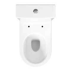 Унитаз-компакт Corsa Deco FX Rimless безободковый с универсальным выпуском с сиденьем дюропласт микролифт белый (TPFX640SR) - фото 7