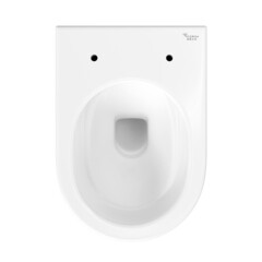 Унитаз подвесной Corsa Deco FX Rimless безободковый с сиденьем дюропласт микролифт (WHFX490SR) - фото 5