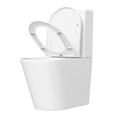 Унитаз-компакт Corsa Deco NX Tornado безободковый с универсальным выпуском с сиденьем дюропласт микролифт белый (TPNX600ST) - фото 4