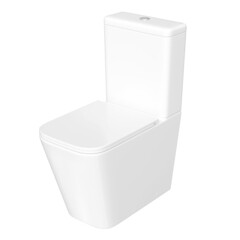Изображение товара Унитаз-компакт Corsa Deco TX200 Rimless безободковый с горизонтальным выпуском с сиденьем дюропласт микролифт белый (TPTX610QR)