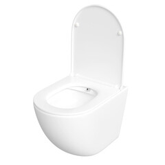 Унитаз подвесной Corsa Deco CX безободковый белый с функцией биде и сиденьем дюропласт микролифт (WHBCX520S) - фото 4