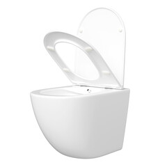 Унитаз подвесной Corsa Deco CX безободковый белый с функцией биде и сиденьем дюропласт микролифт (WHBCX520S) - фото 3
