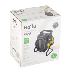 Пушка тепловая электрическая 3 кВт Ballu BKR-5 прямого нагрева (НС-1509429) - фото 2