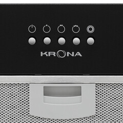 Кухонная вытяжка встраиваемая Krona Kate 400 Black PB 40 см черная - фото 9