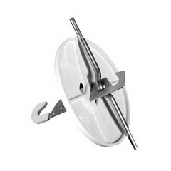 Розетка потолочная Systeme Electric RP-1 для светильников до 15 кг белая - фото 2