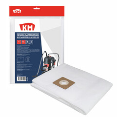 Мешок для пылесоса КМ 60 л к модели VC-2001/60 полиэстер для сухой и влажной уборки (5 шт.) (SBVC-60)